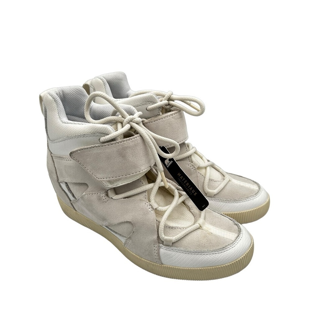 Sorel Out N About Sport Wedge Bootie in White/Ice size 9.5